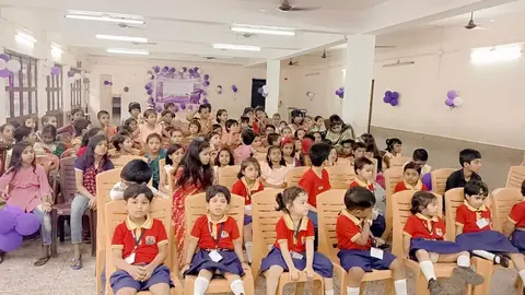 All our children together at a school event